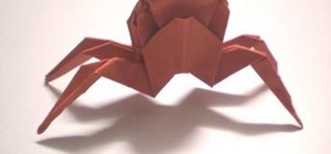 Make an origami crab for intermediate students