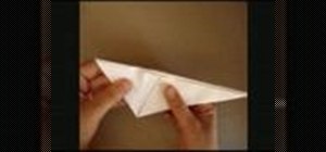 Make a cat from folded paper with origami