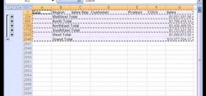 Use Excel data analysis subtotals