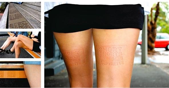 Creepy (or Brilliant) Advertising Idea of the Day: Women's Thighs