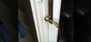 Polish an Andersen door handle using Simichrome