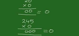 Multiply a number by zero in basic mathematics