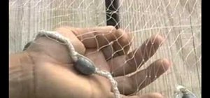 Throw a cast net for live bait