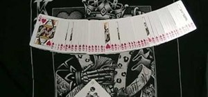 Perform the Sneak-A-Peak card trick