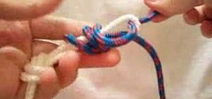 Tie an Albright knot variation