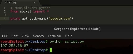 writing a port scanner in python
