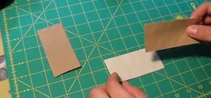 Craft a silver duct tape pocketknife holder