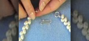 Make an "S" hook clasp for jewelry