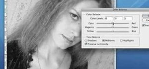 Colorize a black and white photo in photoshop