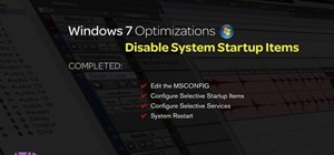 Disable startup items on your computer to maximize performance