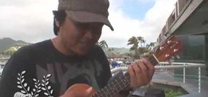 Use the roll strumming technique when playing the ukulele
