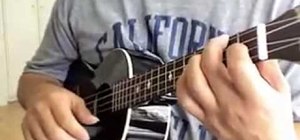 Strum triplets on the ukulele