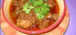 Chicken doo piyaza (spicy stew)