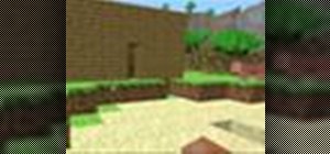 Build a basic starting home in Minecraft