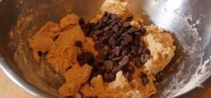 Bake triple chocolate chip cookies without a mixer