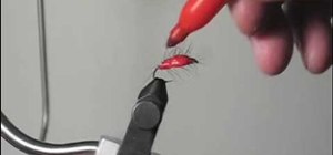 Use Gorilla glue to make fly fishing lures