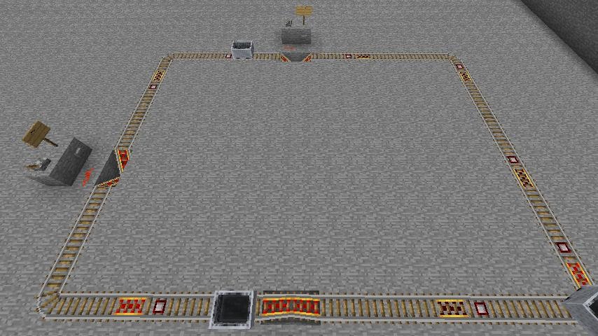 How to Create a Minecart Train Station in Minecraft
