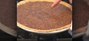 Bake a pecan pie with fresh whipped cream