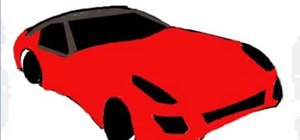 Draw a Ferrari sports car