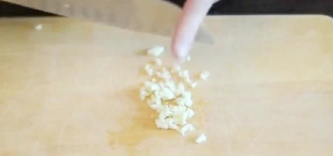 Mince Garlic & Keep It from Sticking to Your Knife