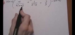 Solve rational equations