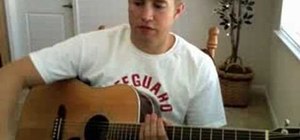 Play "Fall for You" by Secondhand Serenade on guitar