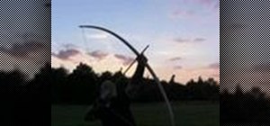 Do distance shooting with an English warbow