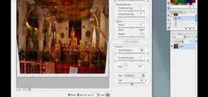 Use Photoshop to correct converging verticals