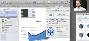 Create and customize simple charts in iWork '09 Numbers