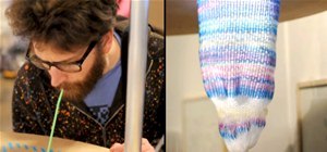 Blow Into a Straw, Knit a Sock