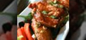 Make a batch of sweet and spicy chipotle chicken wings
