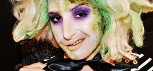 Create a rotting Beetlejuice makeup look for Halloween