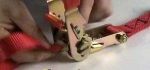 Use ratchet tie down straps