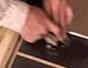 Sharpen your chisel or plane blade using sandpaper