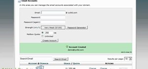 Add a new email address to your cPanel Hosting Account