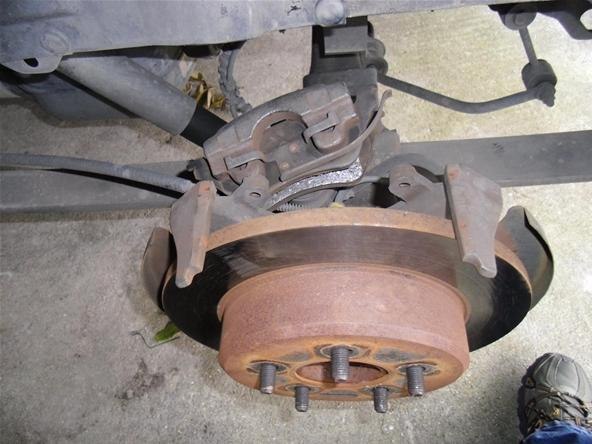 Adjust brake disc gmc rear #5