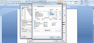 Create multilevel list styles in Microsoft Word 2007