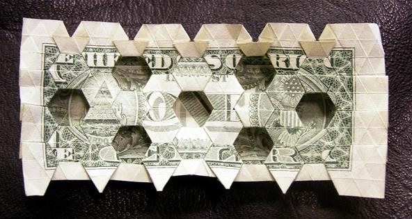 Math Craft Inspiration of the Week: The Origami Tessellations of Eric Gjerde