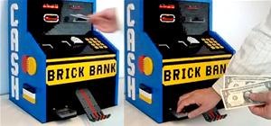 Ca-Ching. LEGO Brick Bank Dispenses Real Cash