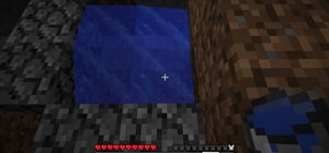 Make and use a bucket in Minecraft