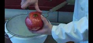 Extract arils from a fresh pomegranate