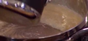 Make crepes with bechamel sauce