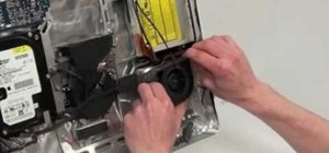 Remove the fan assembly from a G5 iMac
