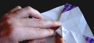 Make an easy origami rose