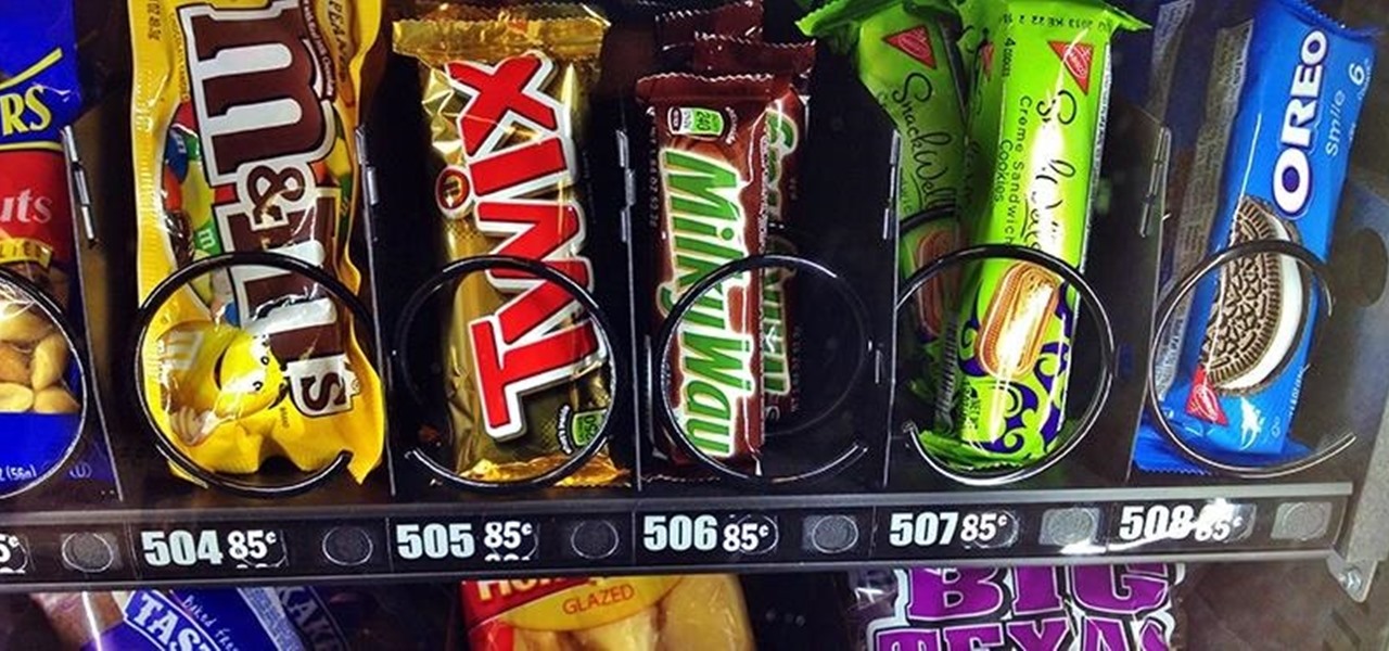 how to get free vending machine snacks