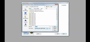Create a company file in QuickBooks Pro 2010