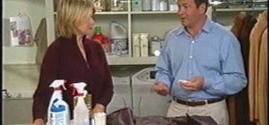 Take care of suede and leather with Martha Stewart