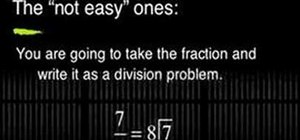 Write a fraction as a decimal