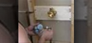 Install or move a shower valve