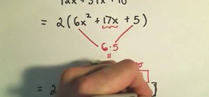 Factor trinomials by grouping in algebra